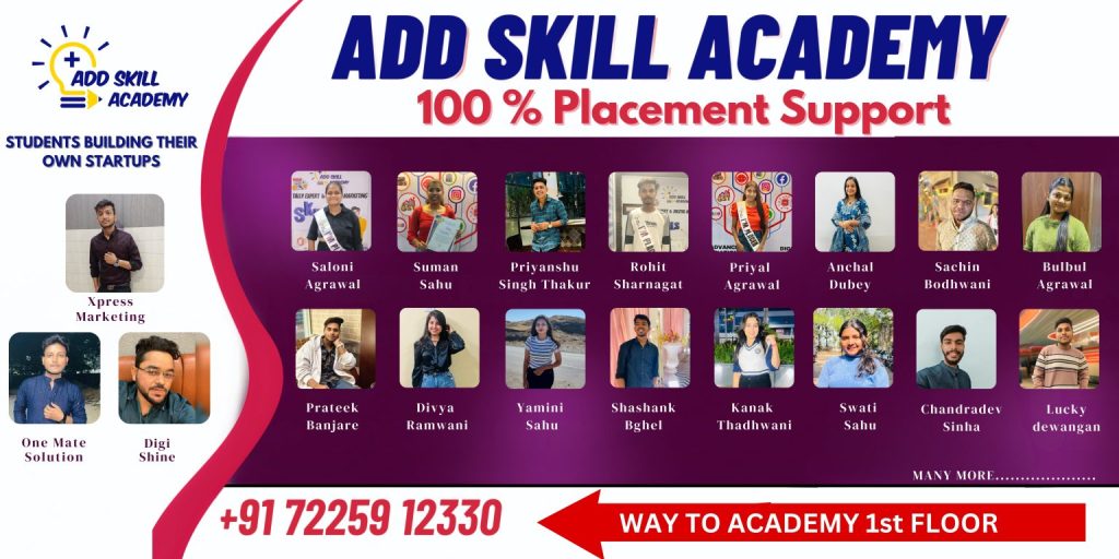 Add Skill Academy — 100% placement support banner